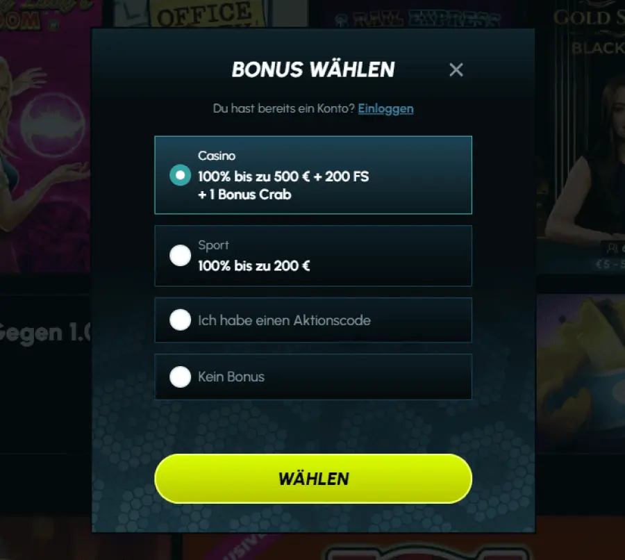 Slot exo